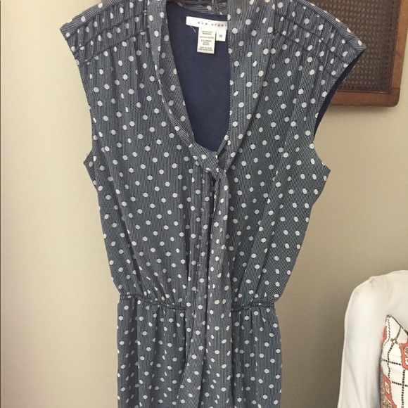max studio polka dot dress